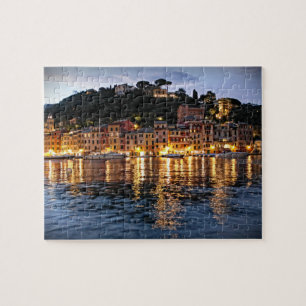 Quebra-cabeça Reflexões da noite de Portofino - 8x10 - PC 110