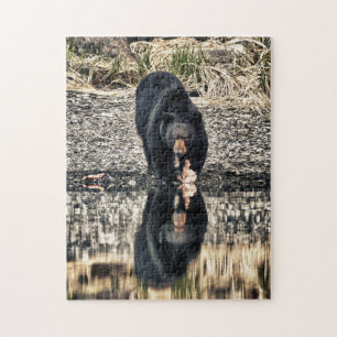 Quebra-cabeça Reflexões do Urso Negro