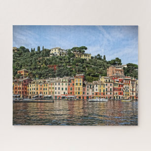 Quebra-cabeça Reflexões sobre o Portofino romântico - 16x20 - 52