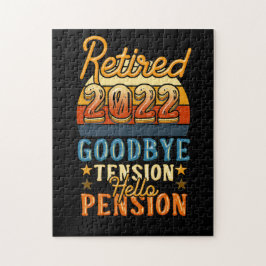 Quebra-cabeça Reforma Aposentada Adeus Tensão Olá Pensão