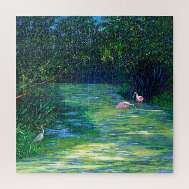 Quebra-cabeça Refúgio de Vida Selvagem na Flórida Everglades (Vertical)