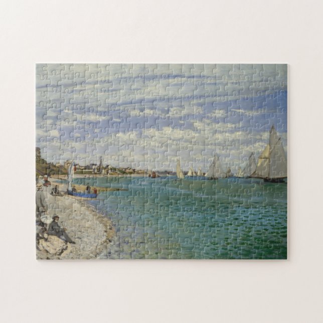 Quebra-cabeça Regata de Claude Monet | em Sainte-Adresse (Horizontal)