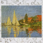 Quebra-cabeça Regatta na Argentina por Claude Monet<br><div class="desc">Regatta na Argentina (1872), por Claude Monet, é uma pintura náutica de arte do impressionismo antigo. Vocês podem ver o reflexo dos veleiros na água do lago. Uma paisagem marítima com uma corrida de iates ou barcos num dia ensolarado da temporada de verão. Sobre o artista: Claude Monet (1840-1926) foi...</div>