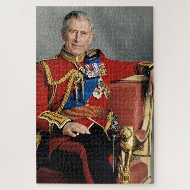 Quebra-cabeça Rei Charles III  (Vertical)