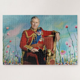 Quebra-cabeça Rei Charles III Jardim da Primavera