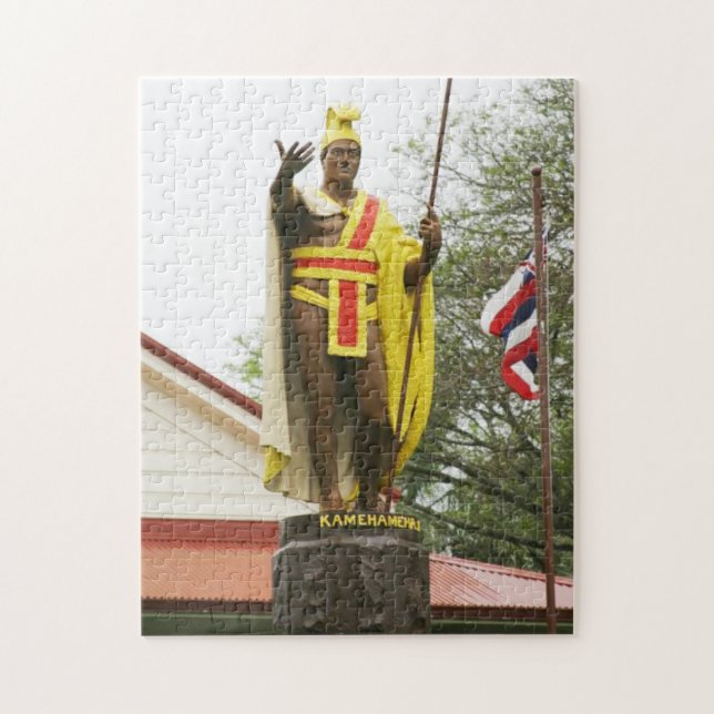 Quebra-cabeça Rei Kamehameha Estátua (Vertical)