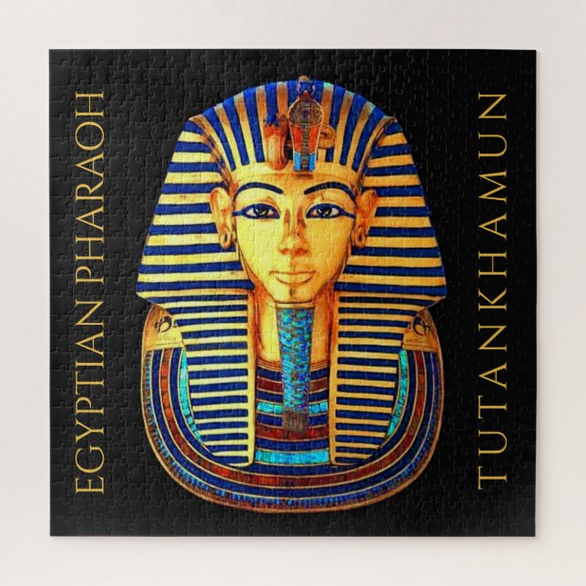 Quebra-cabeça Rei Tutankhamun Antigo Faraó Egípcio (Vertical)