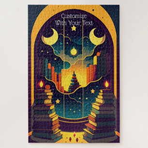 Quebra-cabeça Reino Magical De Livros