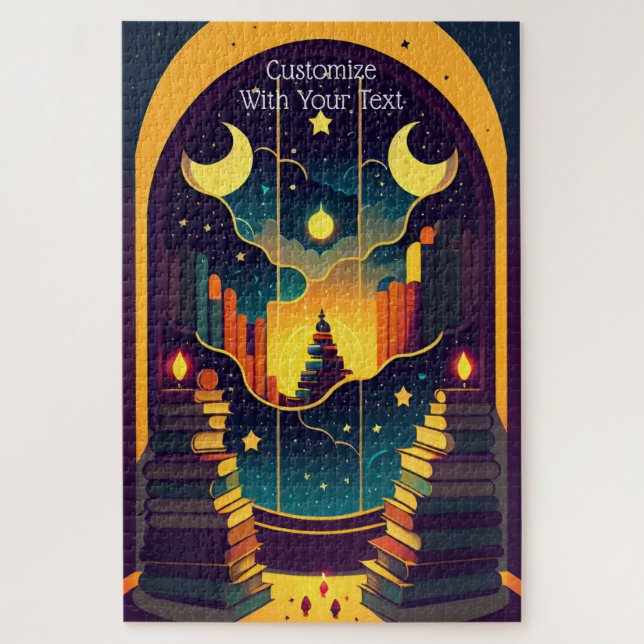 Quebra-cabeça Reino Magical De Livros (Vertical)