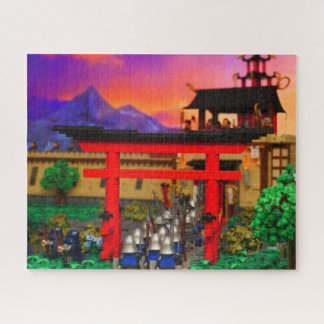 Quebra-cabeça Reinos no tijolo de Guerra construíram Quebra-cabe