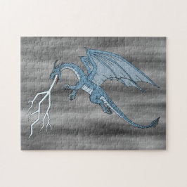 Quebra-cabeça Relâmpago Blue Dragon Spitting