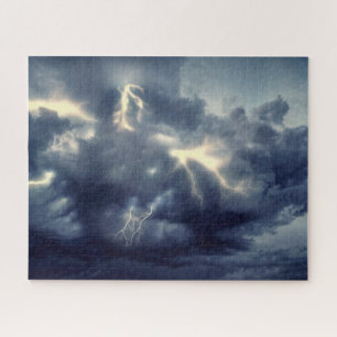 Quebra-cabeça Relâmpagos durante tempestade