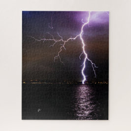 Quebra-cabeça Relâmpagos Sobre O Lago Washington