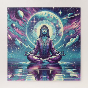 Quebra-cabeça Relaxando o Espaço de Meditação e Reflexão