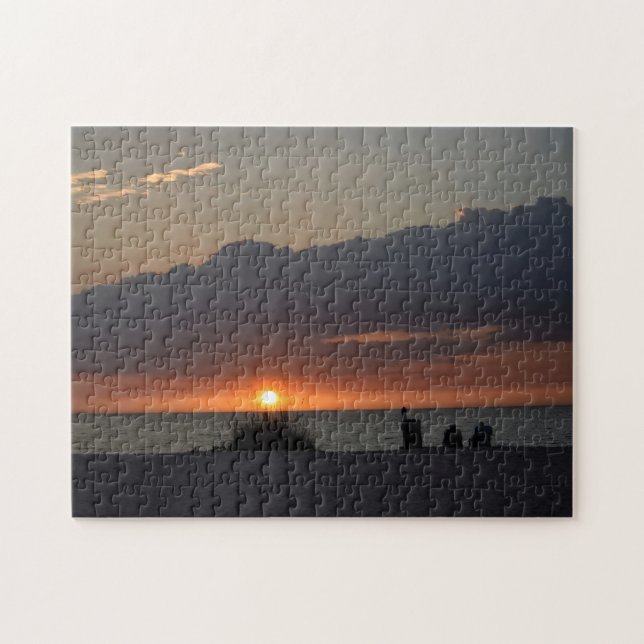 Quebra-cabeça Relaxing Beach Sunset - 11x14 - 252 pc (Horizontal)