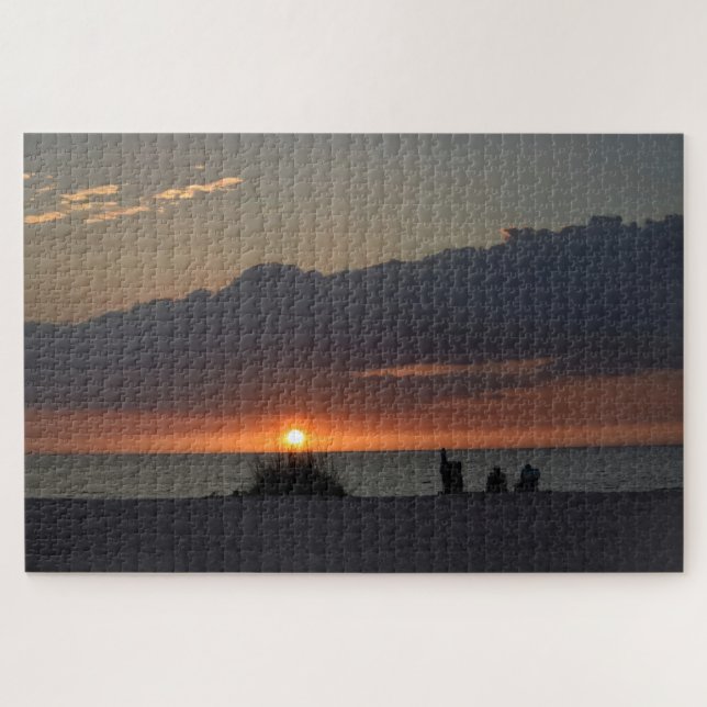 Quebra-cabeça Relaxing Beach Sunset - 20x30 - 1014 pcs (Horizontal)