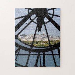 Quebra-cabeça Relógio de vidro gigante na Musée d'Orsay - Pari