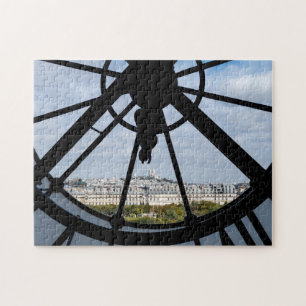 Quebra-cabeça Relógio de vidro gigante na Musée d'Orsay - Pari