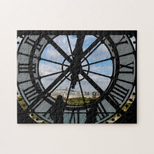 Quebra-cabeça Relógio de vidro gigante na Musée d'Orsay - Pari