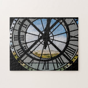 Quebra-cabeça Relógio de vidro gigante na Musée d'Orsay - Pari