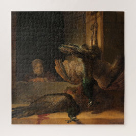 Quebra-cabeça Rembrandt, Ainda com Peacocks - Belas Artes