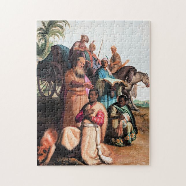 Quebra-cabeça Rembrandt - O Batismo do Eunuco, (Vertical)