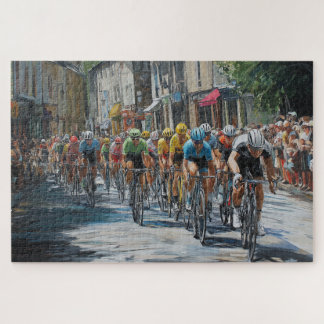 Quebra-cabeça Rennrad Straßenrennen – Peloton im Radrennen