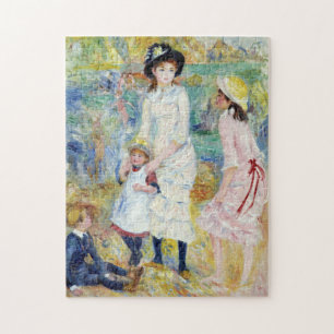 Quebra-cabeça Renoir - Crianças em Seashore, Guernsey