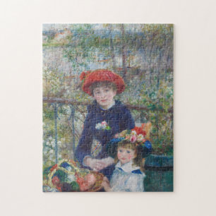 Quebra-cabeça Renoir Duas Irmãs Varanda Impressionismo Francês 