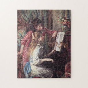 Quebra-cabeça Renoir: Meninas no Piano