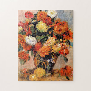 Quebra-cabeça Renoir - Vase das Flores, 1884