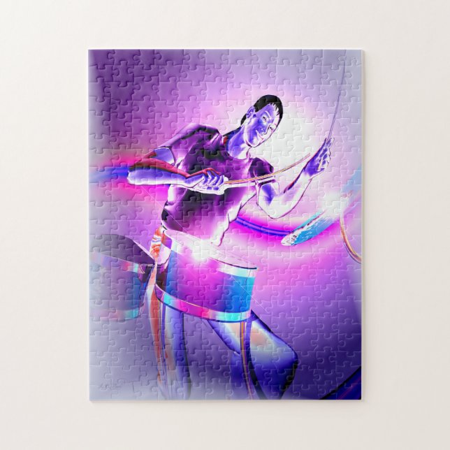 Quebra-cabeça Repercussão - Drummer Roxo (Vertical)