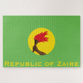 Quebra-cabeça República do Zaire Flag