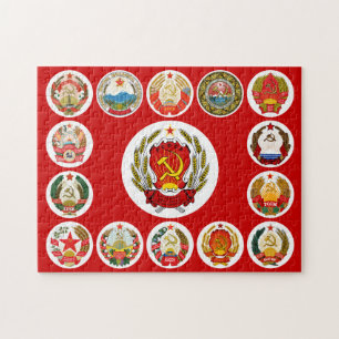 Quebra-cabeça Repúblicas da União Soviética