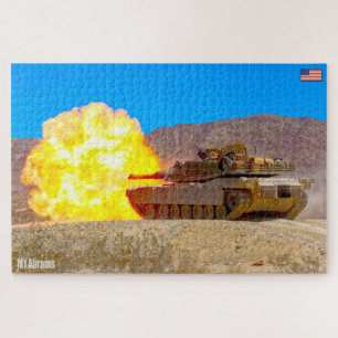 Quebra-cabeça RESERVATÓRIO DE BATALHA DOS EUA - ABRAMS M1 (20x30