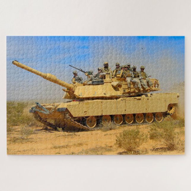 Quebra-cabeça RESERVATÓRIO DE BATALHA DOS EUA - ABRAMS M1 (20x30 (Horizontal)