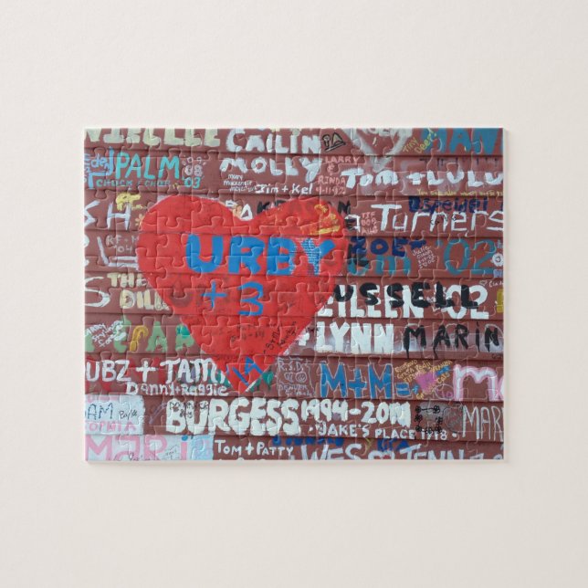 Quebra-cabeça résistente dos grafites da galeria (Horizontal)