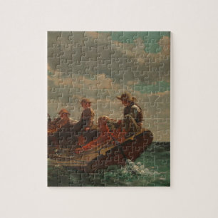 Quebra-cabeça Respiração (Um Vento Justo) por Winslow Homer