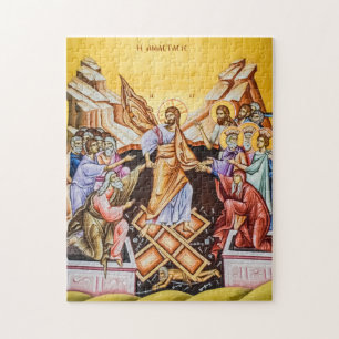 Quebra-cabeça Ressurreição do Ícone Ortodoxo do Cristo