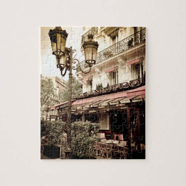 Quebra-cabeça Restaurante de rua, Paris, França (Vertical)