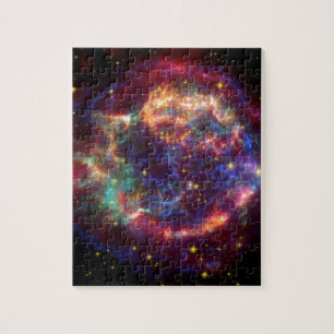 Quebra-cabeça Resto do Supernova da galáxia do Cassiopeia