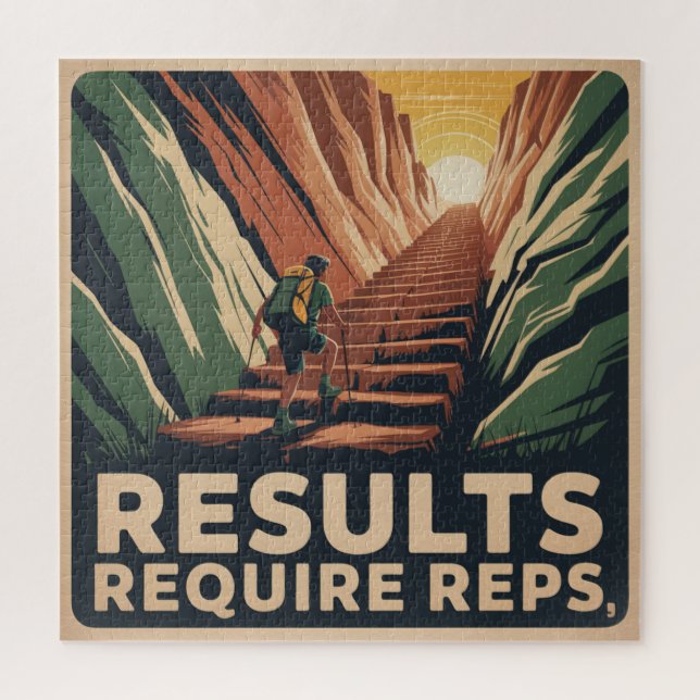 Quebra-cabeça Resultados Requerem Repetições (Vertical)