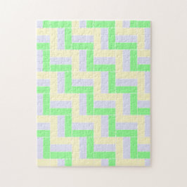 Quebra-cabeça Retângulos de Pastel Linhas Brancas Padrão