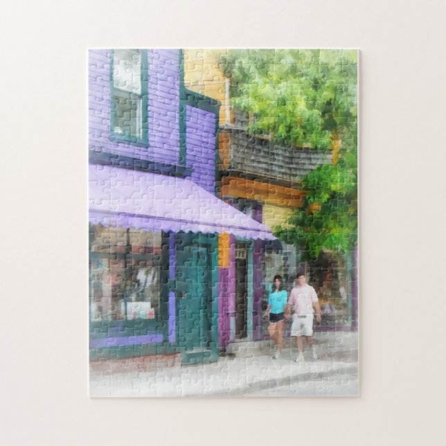 Quebra-cabeça Retirando o Tâmisa Street Newport RI (Vertical)