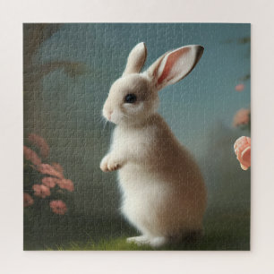 Quebra-cabeça Retrato Bonito de Bunny Bebê