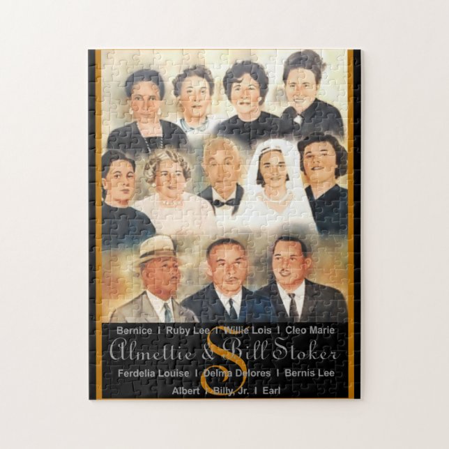 Quebra-cabeça Retrato da família Stoker (Vertical)