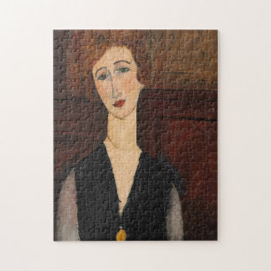 Quebra-cabeça Retrato da Mulher, Modigliani