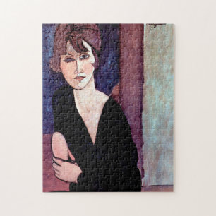 Quebra-cabeça Retrato da Mulher, Modigliani