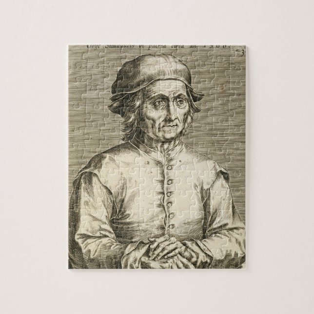 Quebra-cabeça Retrato da placa 3 de Hieronymus Bosch (Vertical)