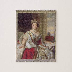 Quebra-cabeça Retrato da rainha Victoria (1819-1901) 1859 (óleo